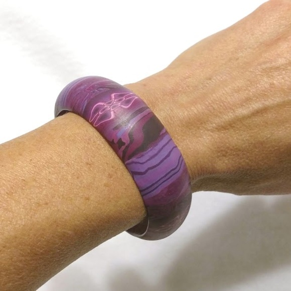 Flexible VIVA BEAD bangle bracelet - Picture 3 of 4